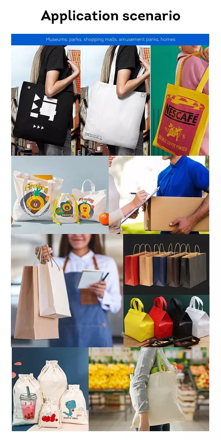 100PCS/Lot Custom Logo Natural Canvas Tote Bags – High-Quality Reusable Cotton Grocery Shopping Bags with Large Capacity