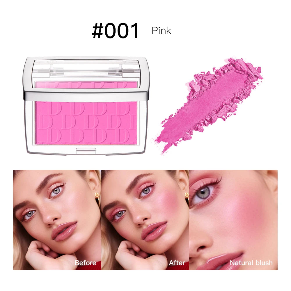 Tidesmit matte natural peach cheek tint blush palette for waterproof face contouring and professional makeup