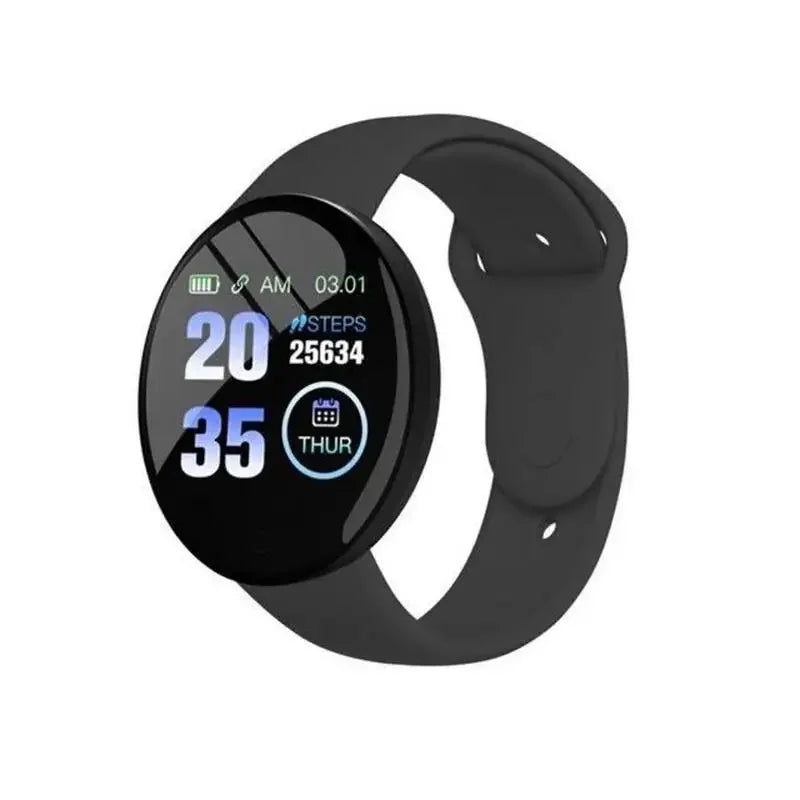 New D18 Smart Watch Circular Color Screen Multiple Sports Modes Call Information Reminder Photo Taking Music Smart Bracelet Gift
