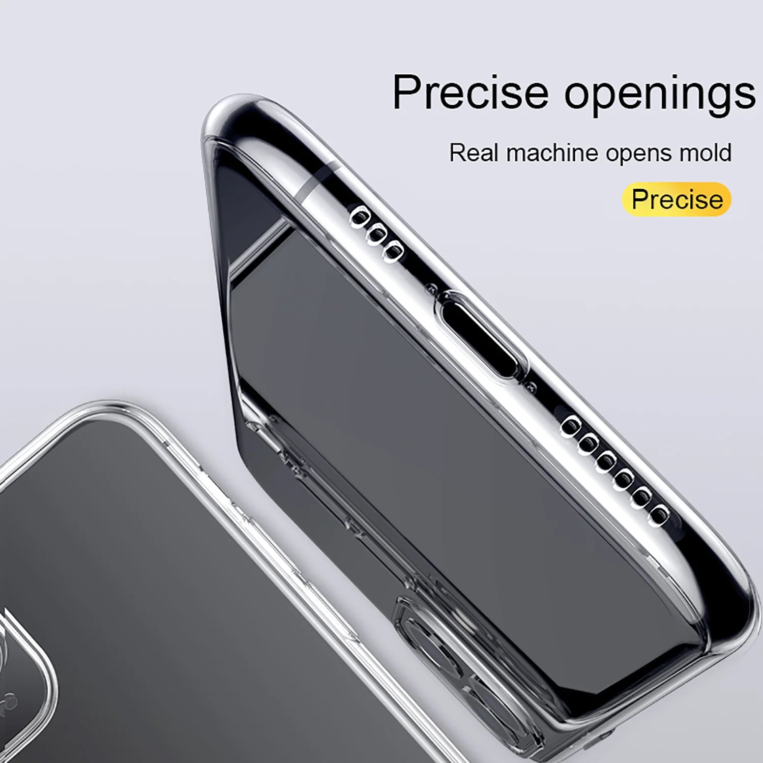 Clear Shockproof iPhone Case: Slim Fit Drop Protection by Tidesmit Tidesmit