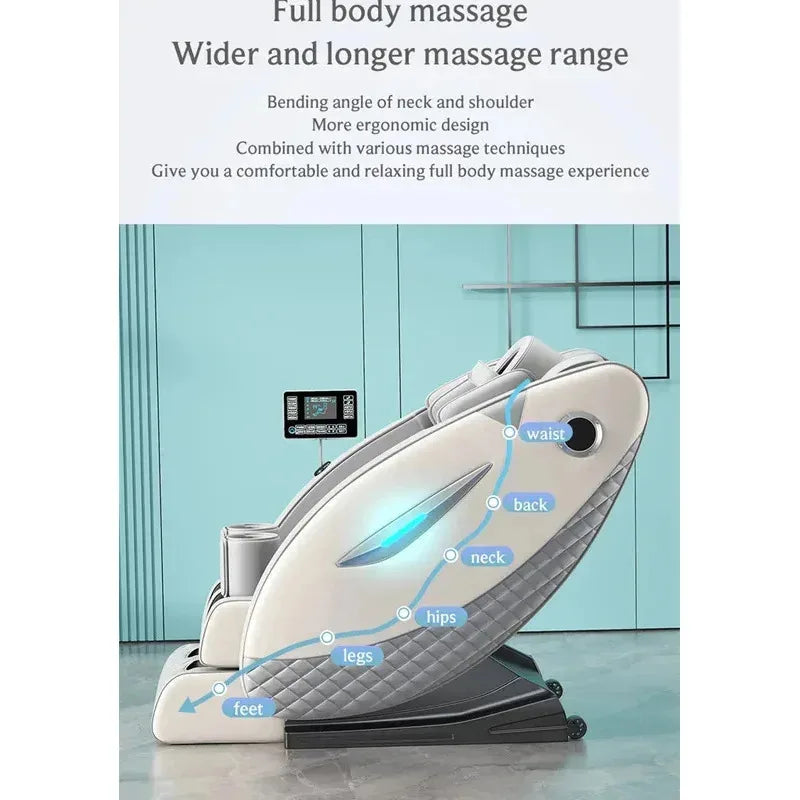 4D Full Body Massage Chair with Zero Gravity Shiatsu - Tidesmit Massage Chairs Tidesmit