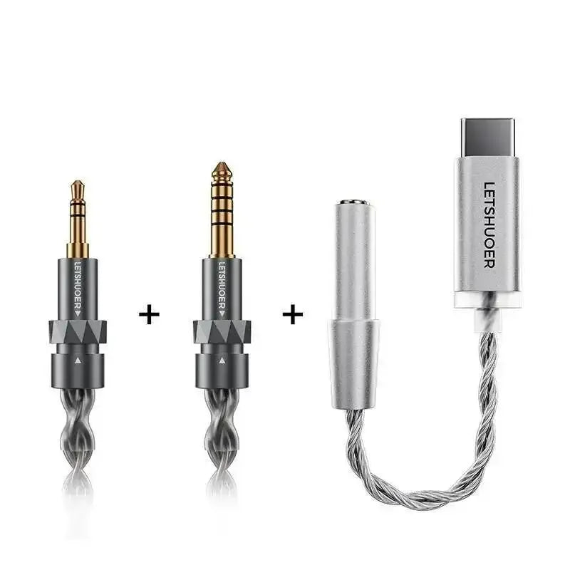 Tidesmit 14.8mm Planar Magnetic IEMs HiFi Earbuds with DAC Cable Tidesmit