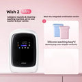 Tidesmit JOYFACE 2Mini 220V portable washing machine with automatic underwear laundry drying cycle side profile view