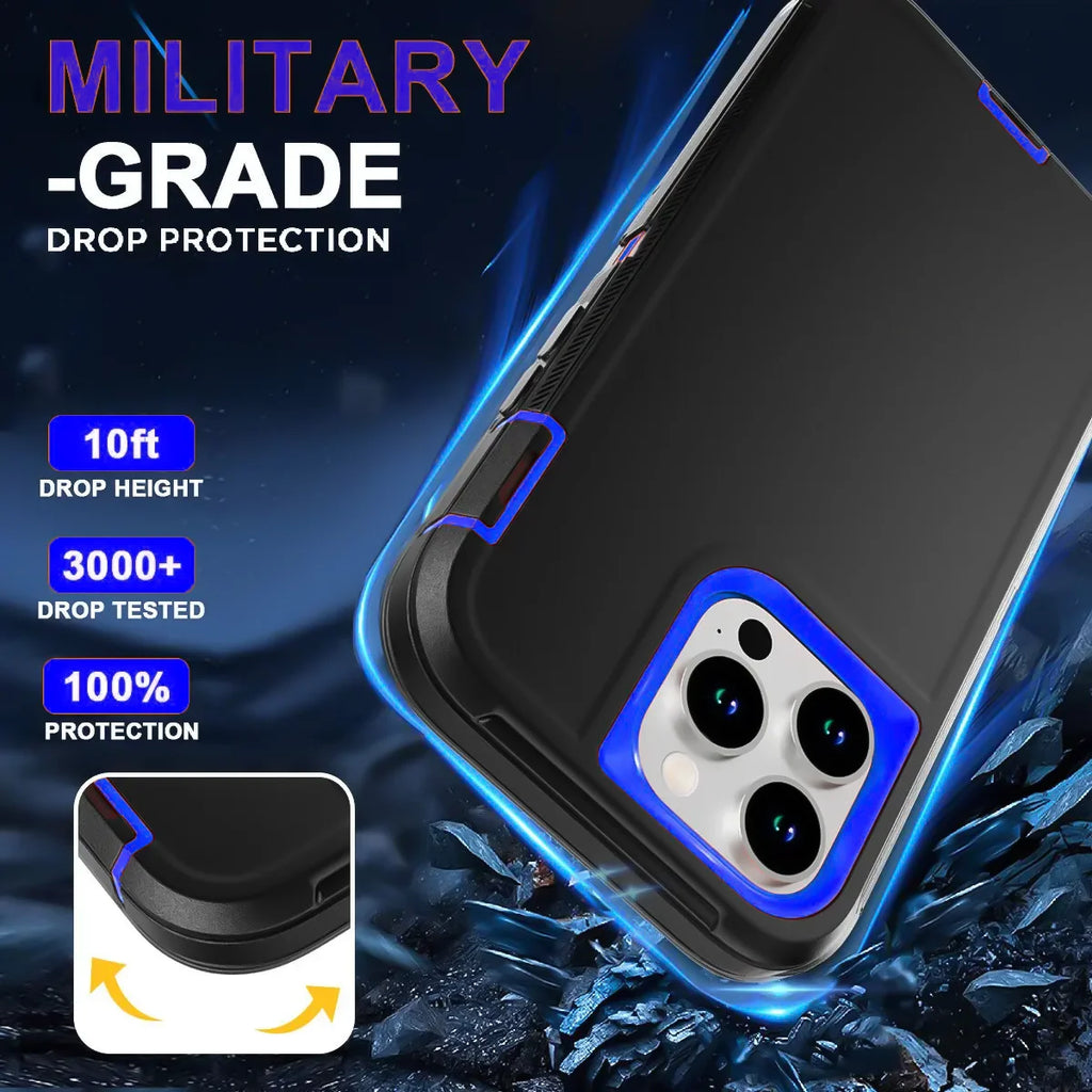 iPhone 17 Pro Max Shockproof Case with Integrated Kickstand - Tidesmit Tidesmit