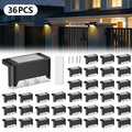 Solar Lights Outdoor Waterproof, Garden Fence Lights, Landscape Terrace Solar Step Lights - Suitable for Step Lighting Decoration, Guardrail Lighting, Etc