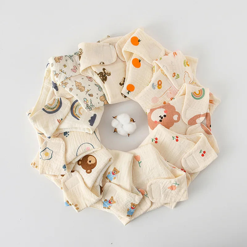 New Summer Cotton Baby Reusable Diaper Cartoon Baby Training Pants Infant Shorts Nappies Panties Nappy Changing Underwear Cloth