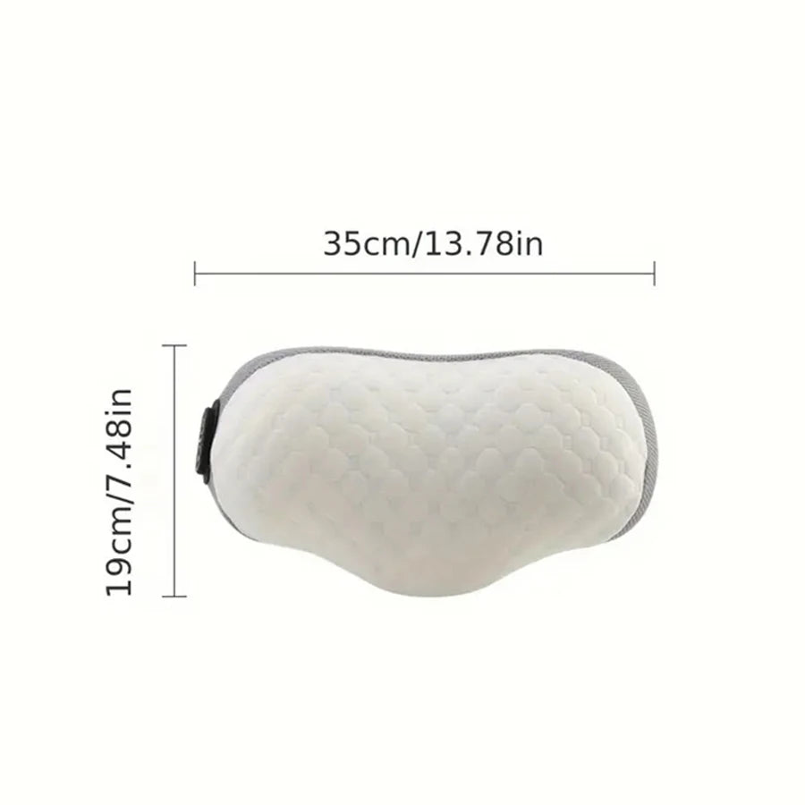 Heated Neck Massage Pillow: Portable Memory Foam Deep Tissue Massager Massage Cushion Tidesmit