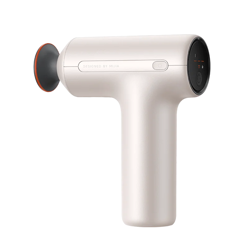 Mini Fascia Gun - Portable Deep Tissue Muscle Recovery Massager Fascia Gun Beige Tidesmit