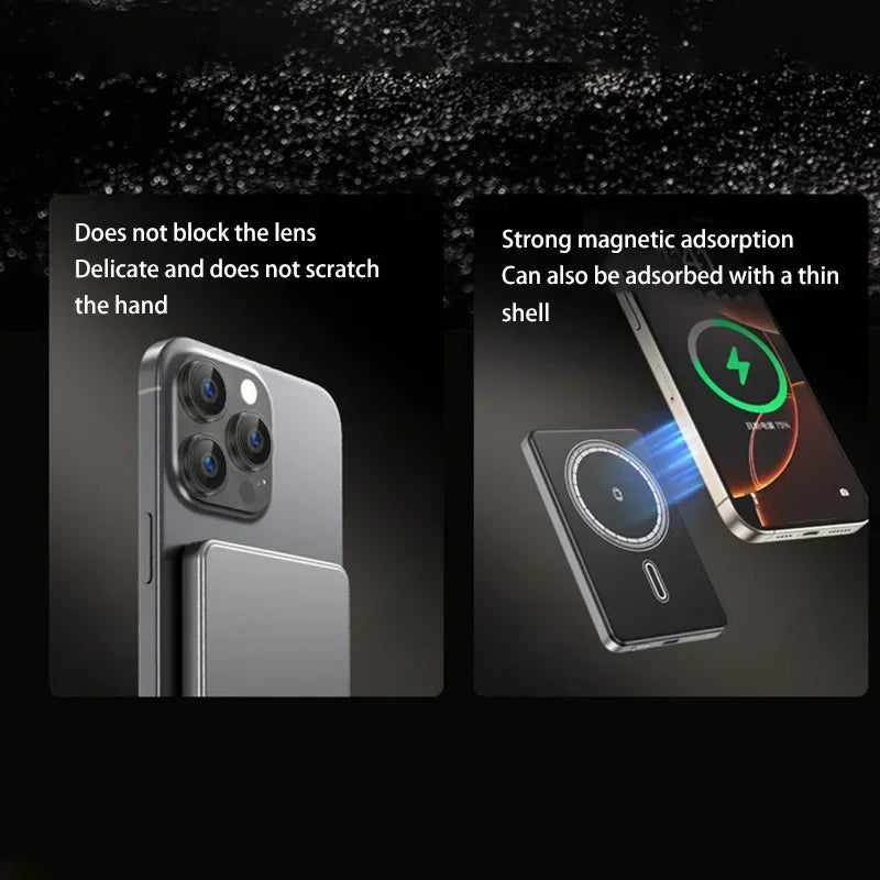Magnetic Wireless Power Bank 50000mAh 120W Fast Charge for Devices Tidesmit