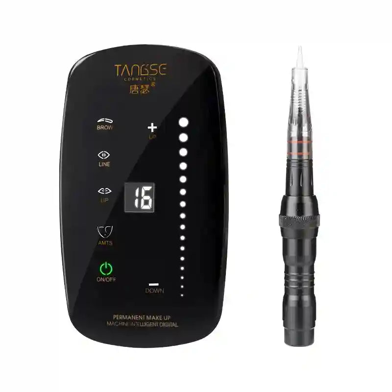 Wireless PMU Machine Kit - Black Professional Microblading Pen Device Permanent Makeup Machines black Tidesmit