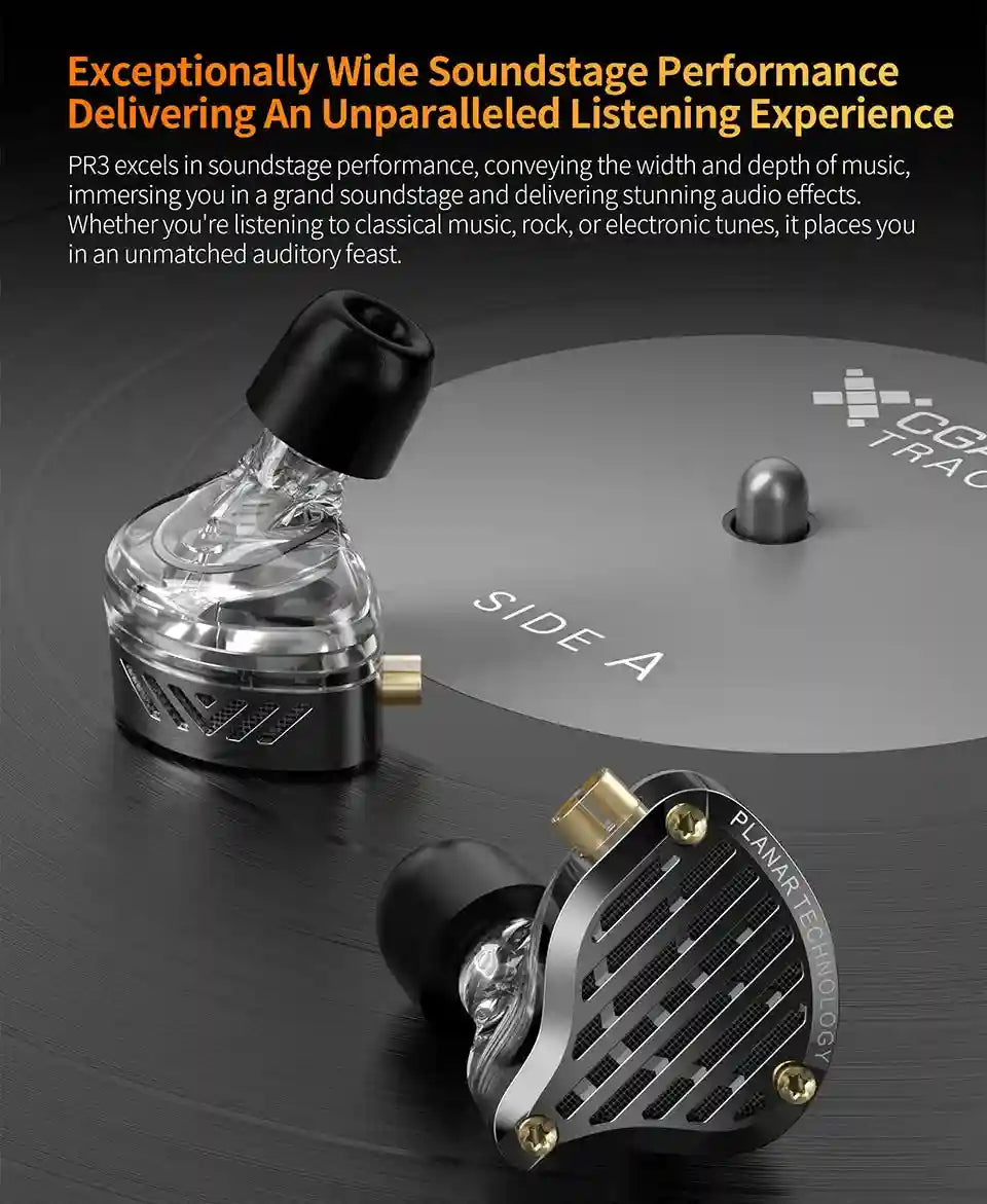 Tidesmit Planar Magnetic Wired Earphones with 13.2mm Driver Tidesmit