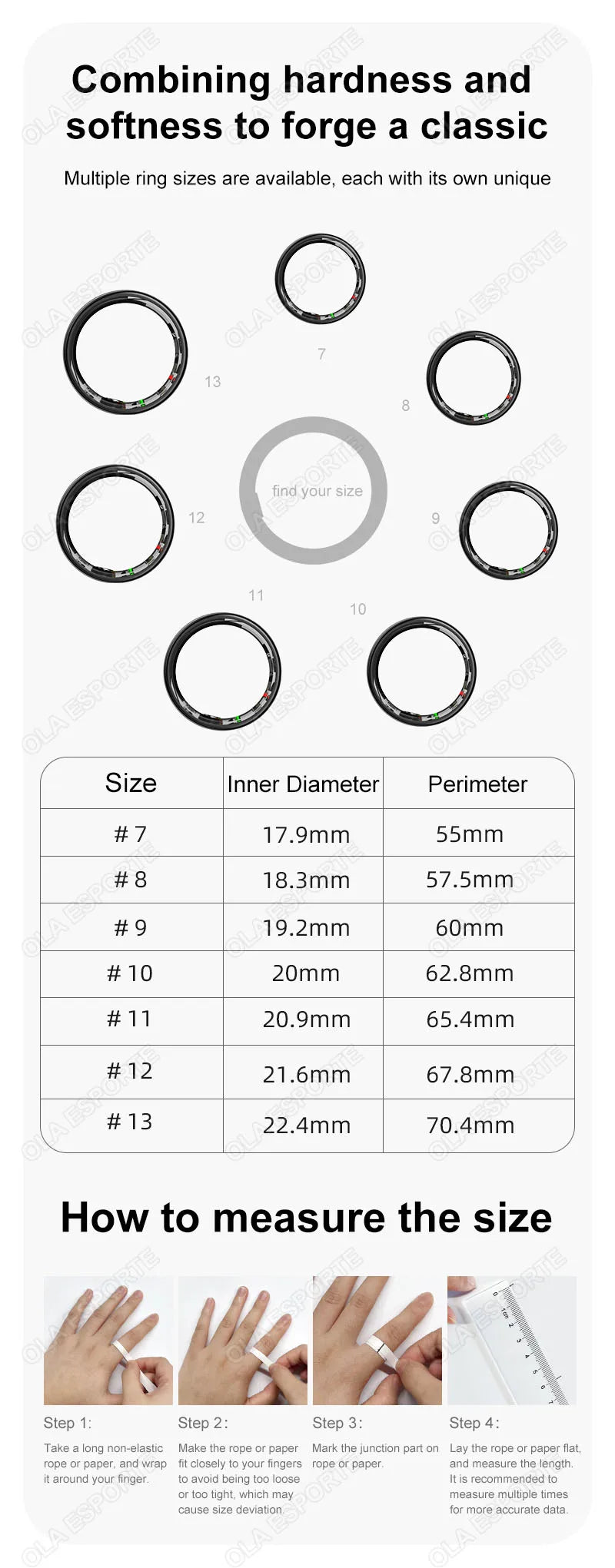 Tidesmit Smart Health Ring - Advanced Heart Rate & Oxygen Monitor Tidesmit