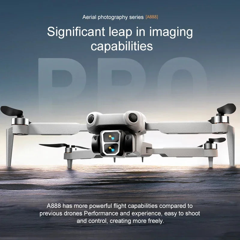 4K Camera Drone with Obstacle Avoidance - Brushless Motor Foldable Design Tidesmit