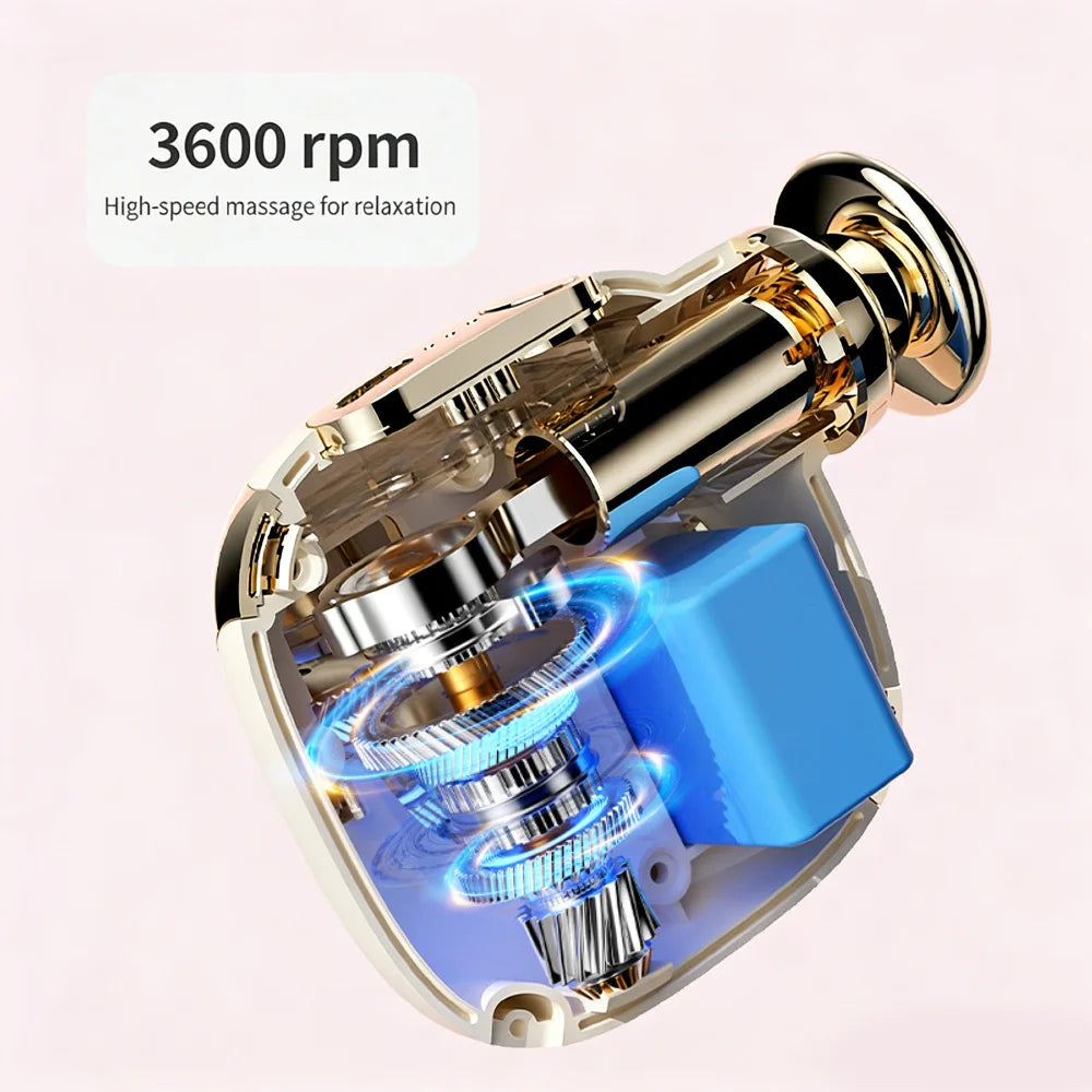 Mini Massage Gun - Portable Deep Tissue Therapy Device by Tidesmit Relaxation Treatment Tidesmit