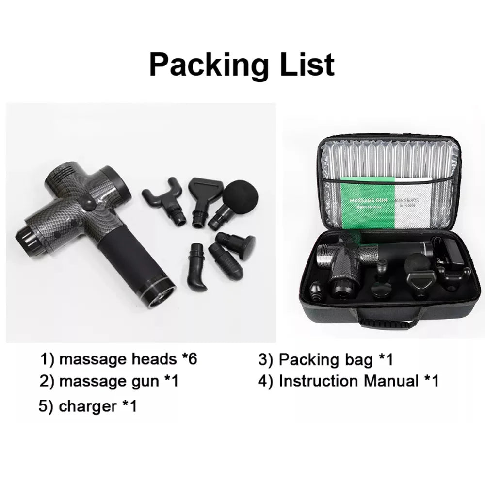 Deep Tissue Massage Gun - Portable Electric Muscle Relief Device Body Shaping Massage Equipment Tidesmit