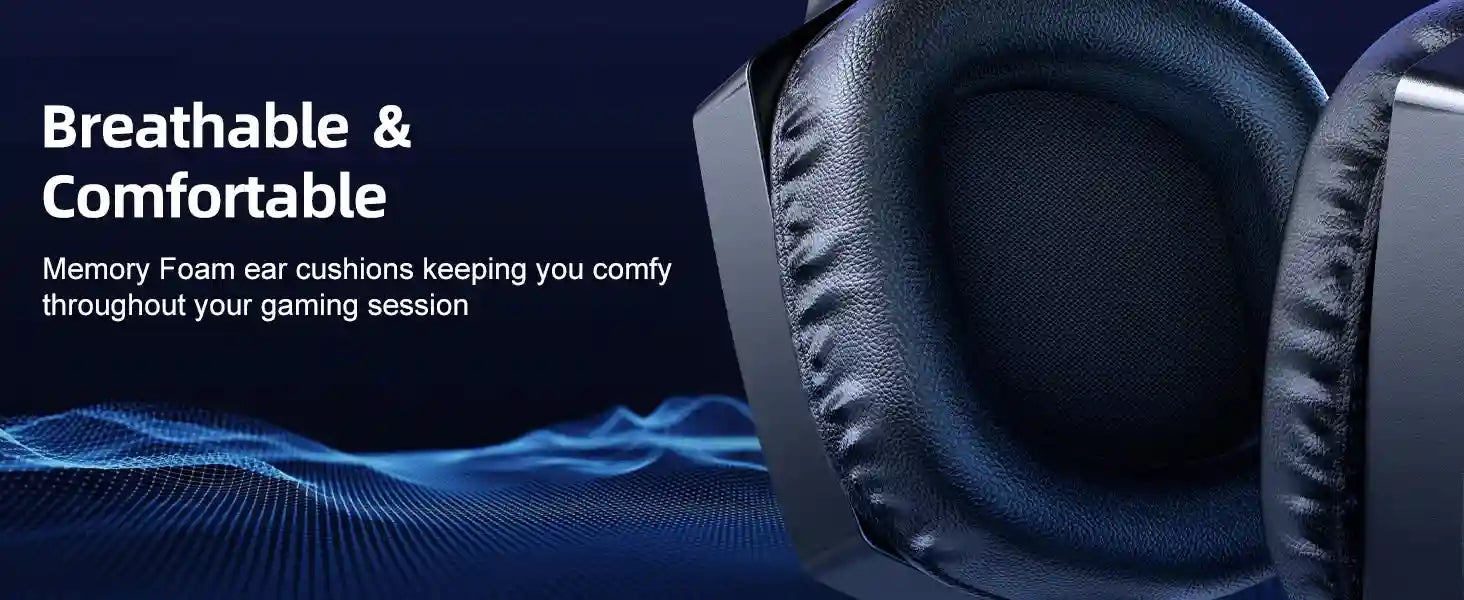 Tidesmit Gaming Headset with Mic, 7.1 Surround Sound for PC and PS5 Tidesmit