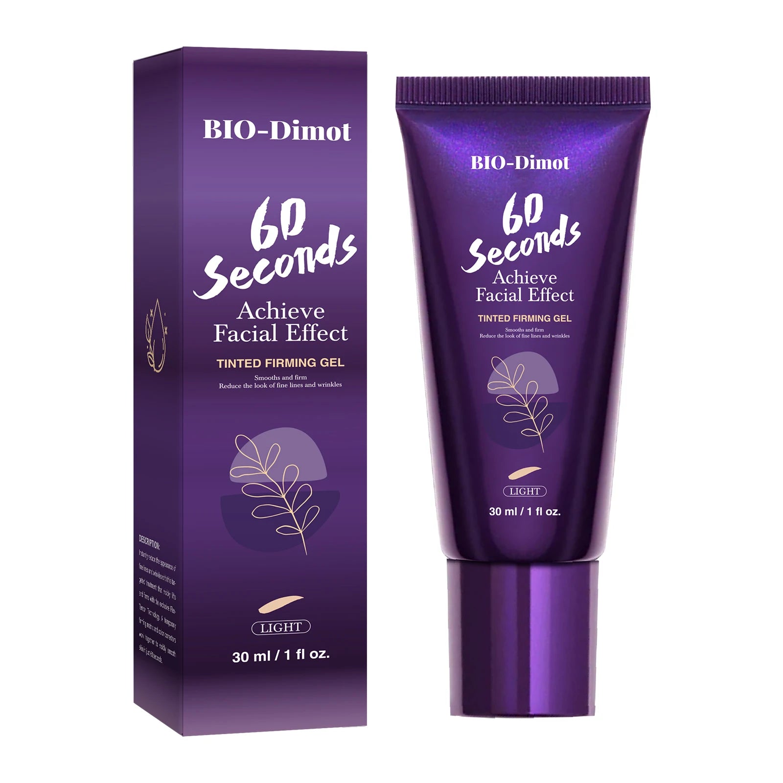 Tidesmit full coverage firming foundation for oily skin, waterproof long-lasting concealer, side profile view