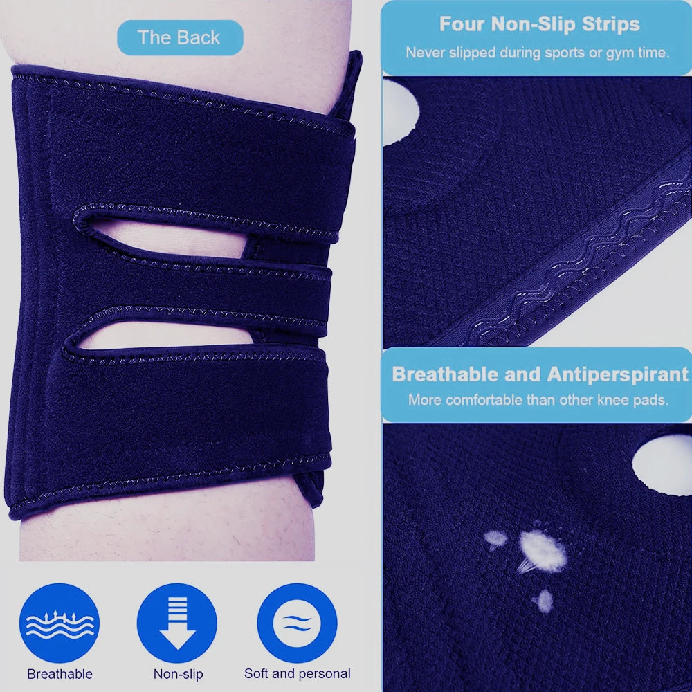 Plus Size Knee Brace 8XL Adjustable Compression Band for Arthritis & Meniscus Tear Support Stable for Men And Women