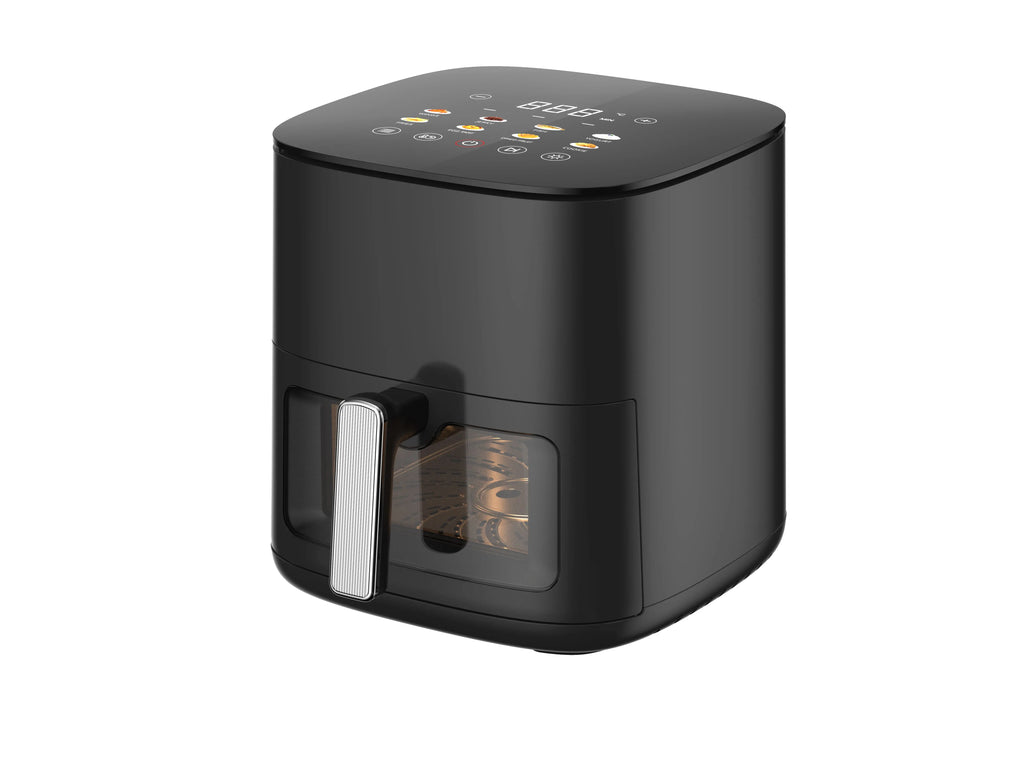 3L 5L 7L Modern Square Air Fryer with Stainless Steel Heating Plate and LCD Display Factory Direct Sale Oil-Free Oven