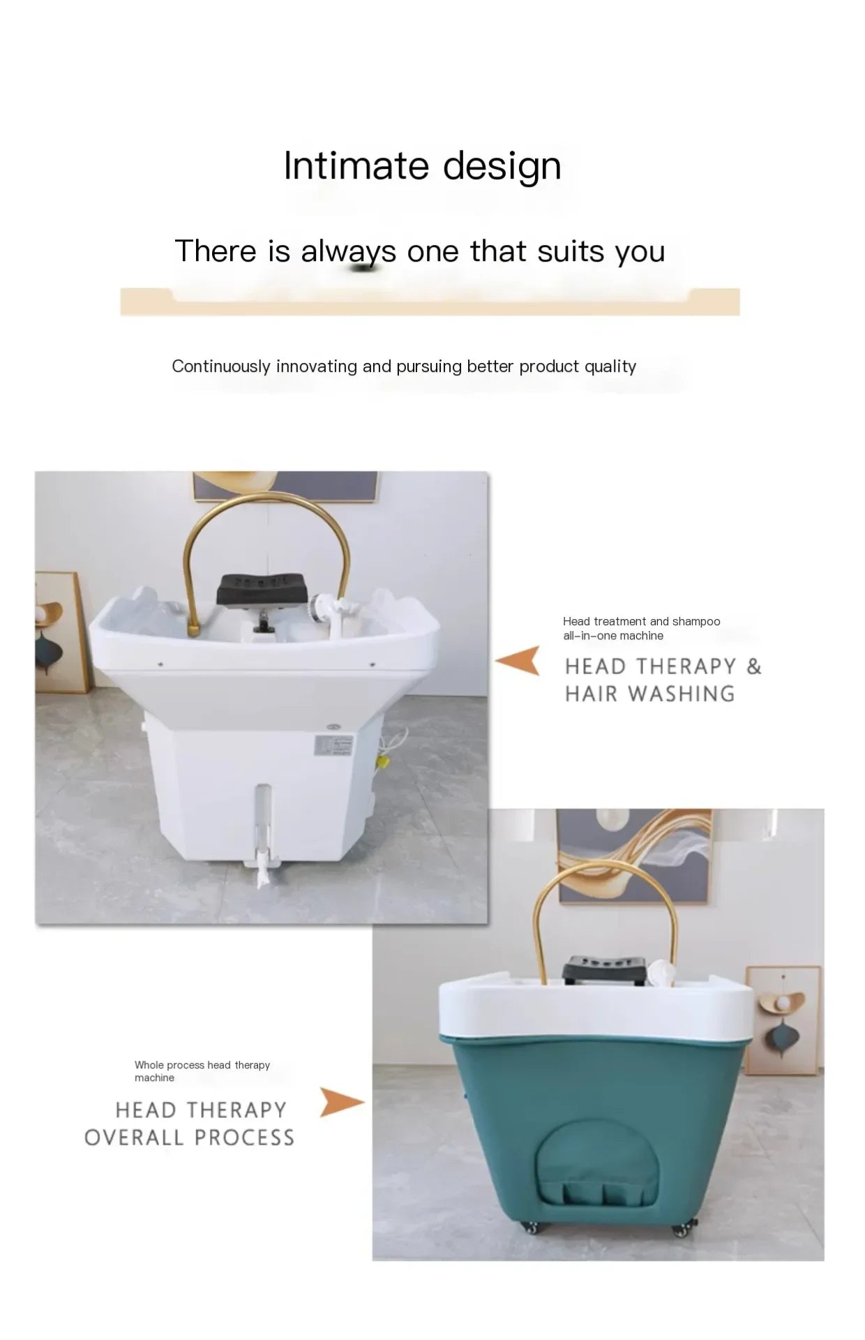 Head Spa Water Circulation Station | Professional Salon Therapy Unit Massage Chairs Tidesmit