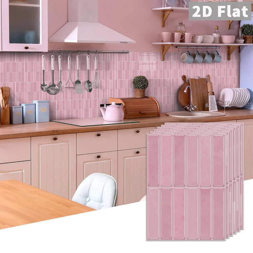 Peel-and-stick self-adhesive tile stickers Self-adhesive tile decals Kitchen and bathroom backsplash decoration Bedroom decor