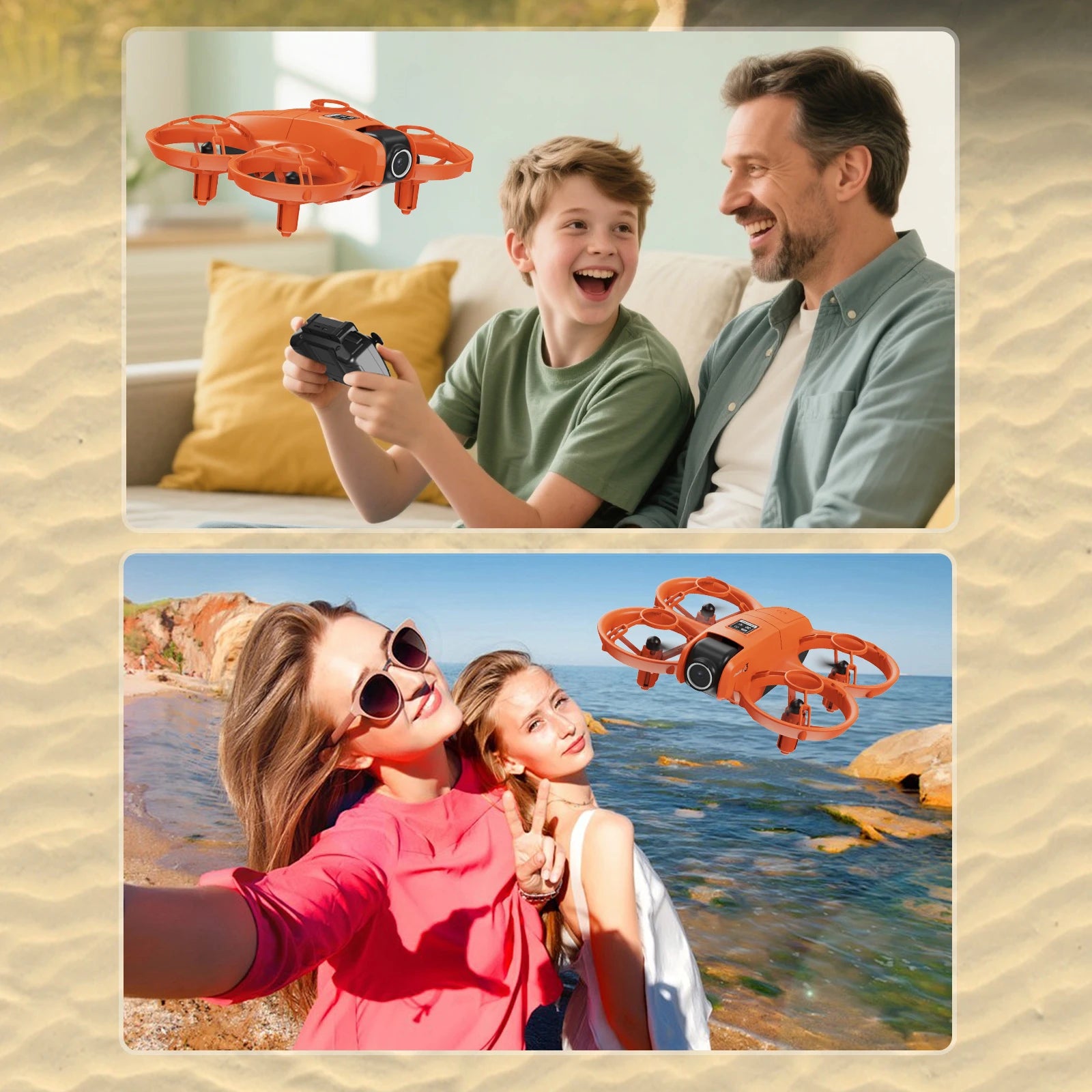 Mini 4K Camera Drone - Foldable Obstacle Avoidance Quadcopter Tidesmit
