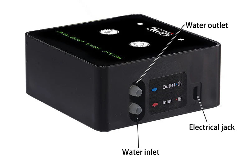 WiFi Rainforest Sprayer Control Automatic Mist Timing Spray System Kit Touch Screen Irrigation Timer Reptile Sprayer Humidifier