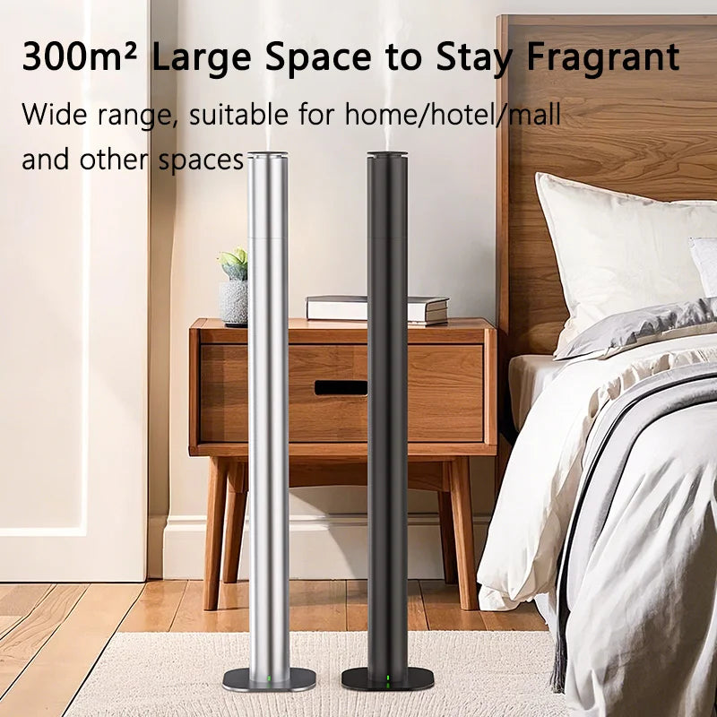Wireless Electric Hotel Collection Tower Scent Diffuser Waterless Air Aroma Nebulizer for Home Essential Oil Room Scent