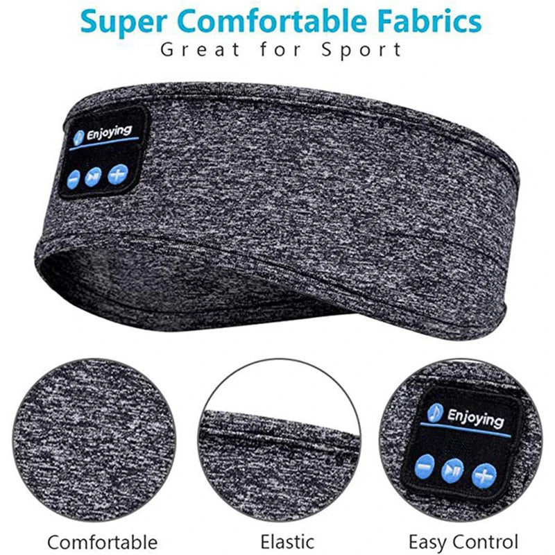 Tidesmit Wireless Sleep Headphones Headband - Breathable Bluetooth Mask Tidesmit