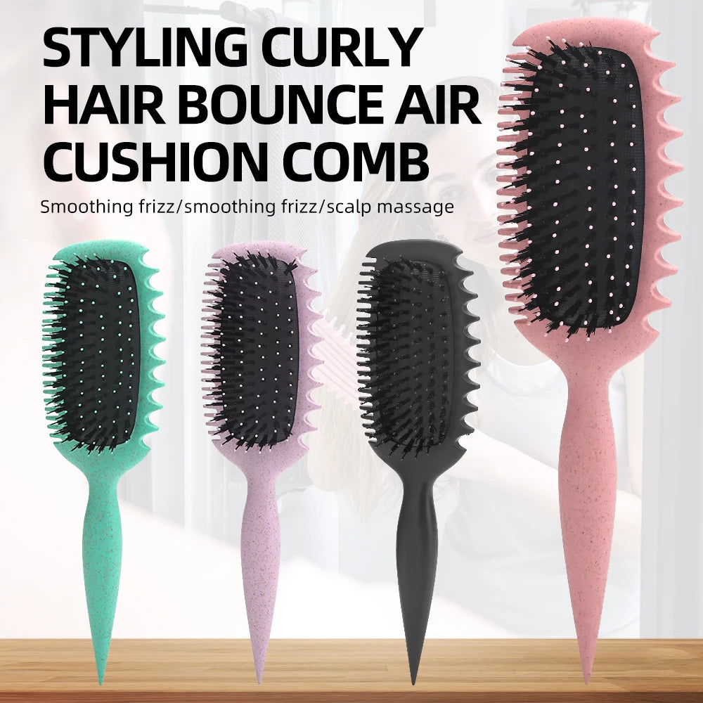 Detangling Air Cushion Hairbrush by Tidesmit – Ergonomic Scalp Massager Massage Chairs Tidesmit