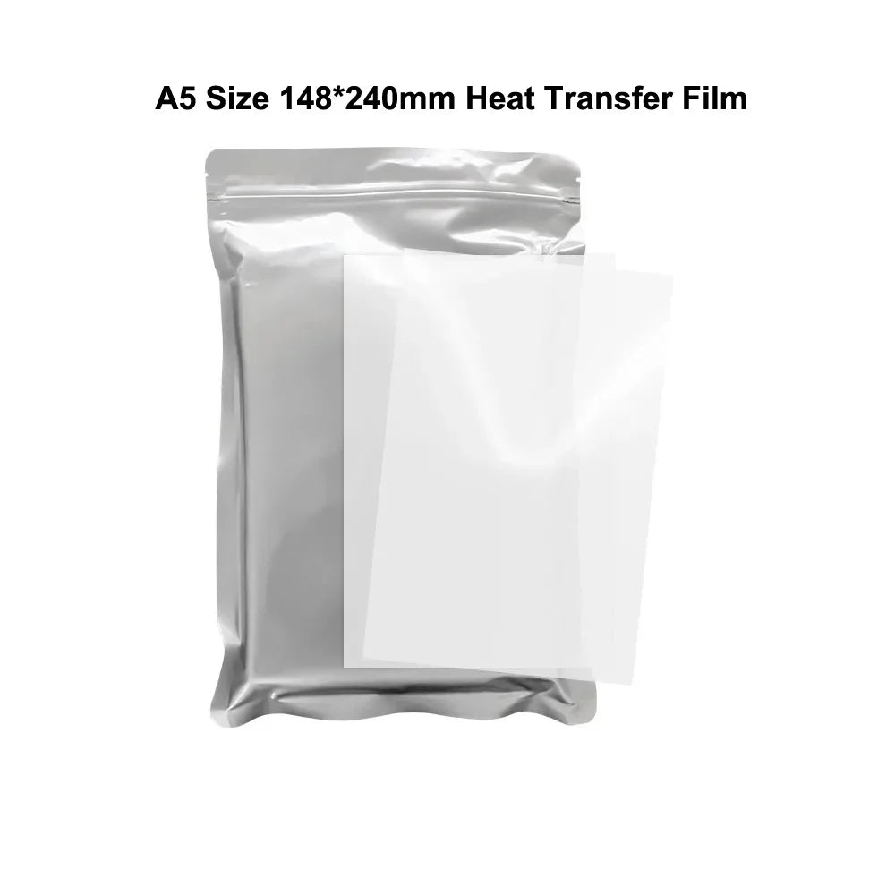3D Sublimation Film for Phone Cases - Professional DIY Heat Press Supplies 50pcs A5 Film Tidesmit
