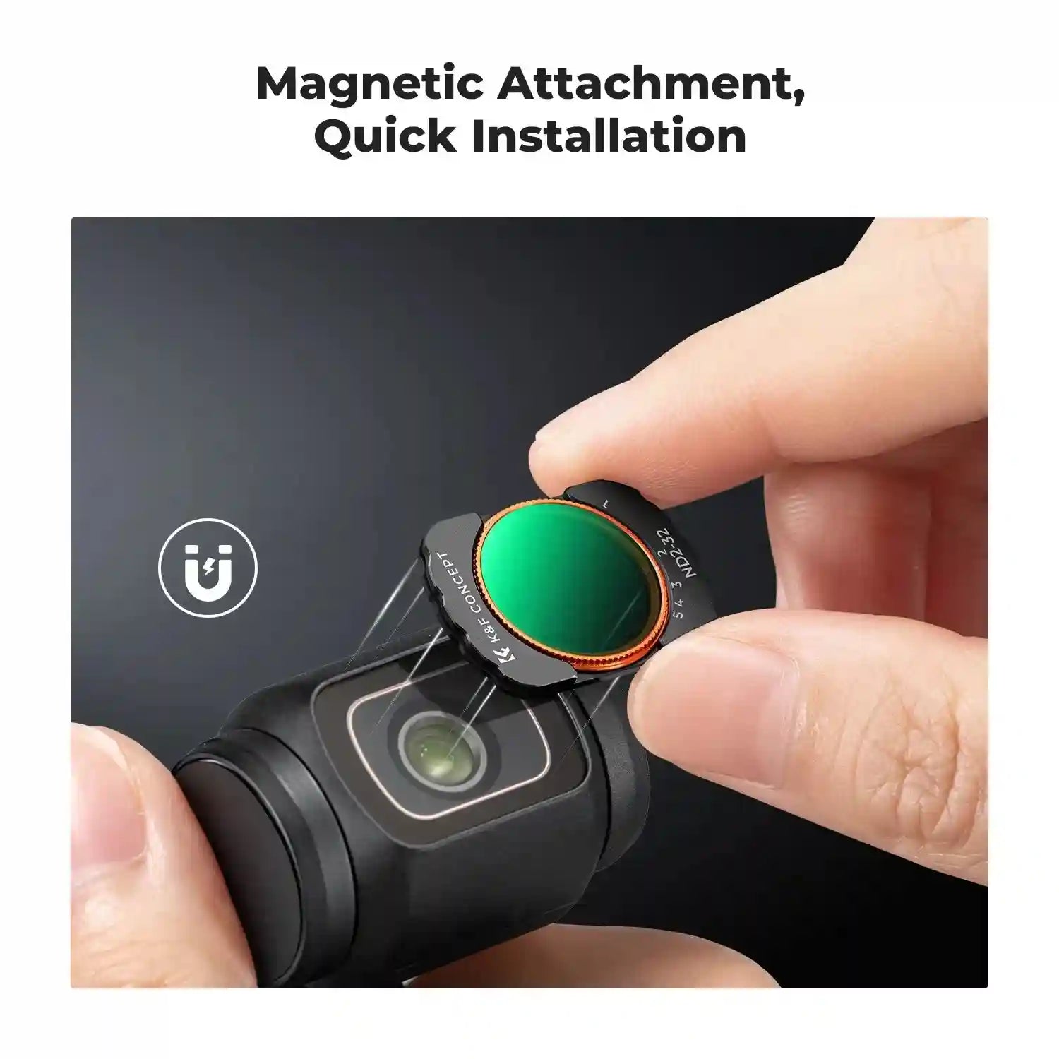 DJI Osmo Pocket 3 ND/CPL Filter Set with Screen Protector Kit Tidesmit