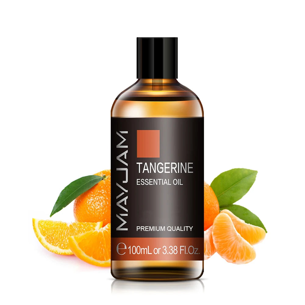 Tidesmit 100ml Organic Essential Oil set with Lavender, Eucalyptus, and more for humidifiers and aroma diffusers.