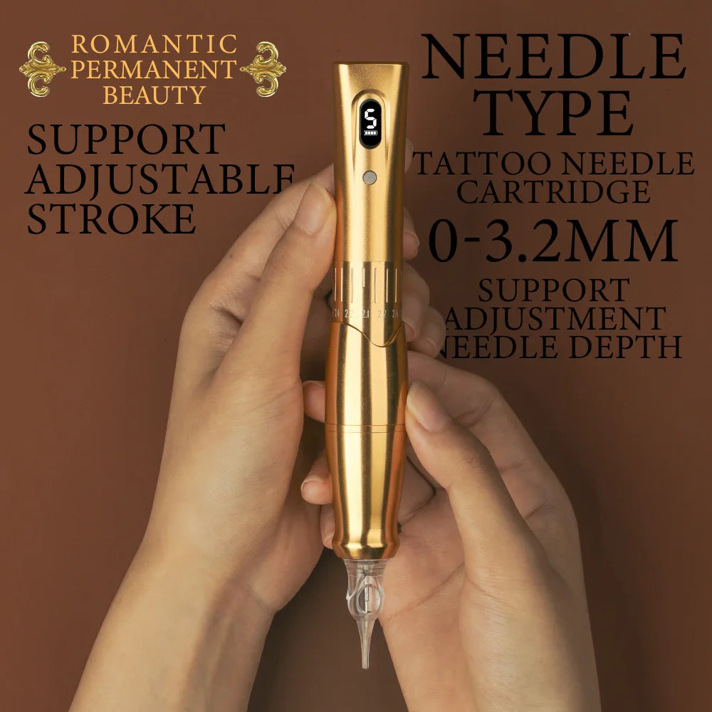 Wireless PMU Machine - Adjustable Permanent Makeup Tattoo Pen Permanent Makeup Machines Tidesmit