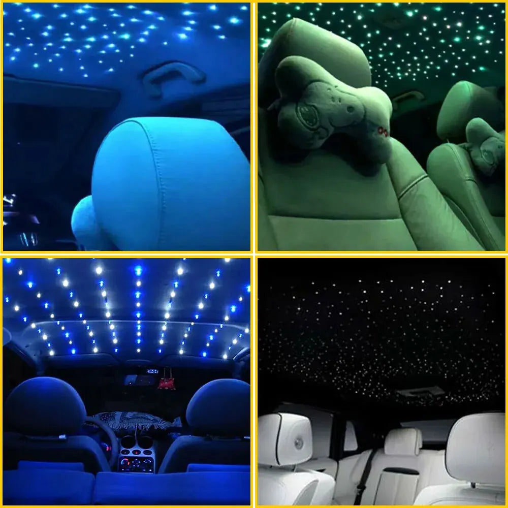 Car Roof Star Light Kit RGB LED Fiber Optic Ceiling 1000 Pcs Tidesmit