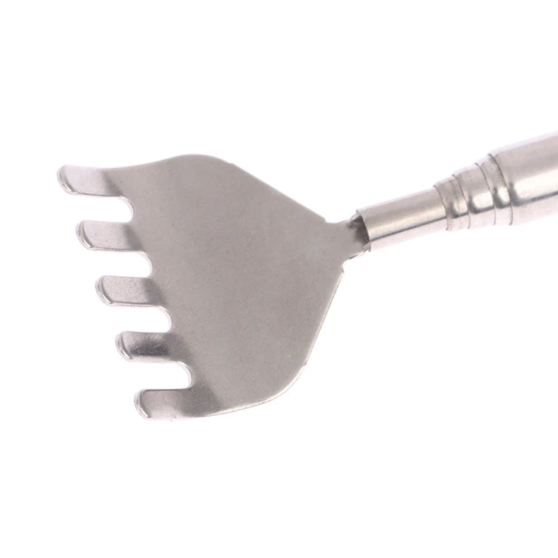 Telescopic Back Scratcher: Adjustable Stainless Steel Massage Tool Back Massage Instrument Tidesmit