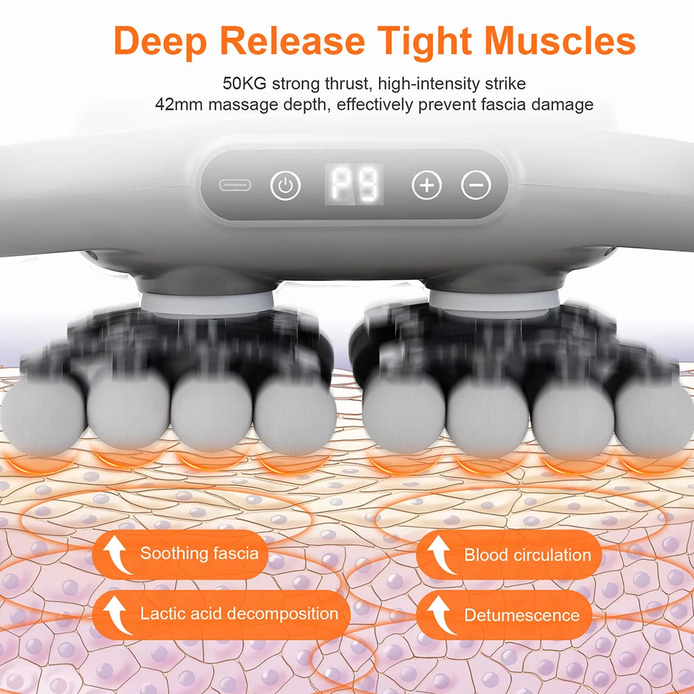 Deep Tissue Electric Massager - Professional Muscle Recovery Device Body Shaping Massage Equipment Tidesmit