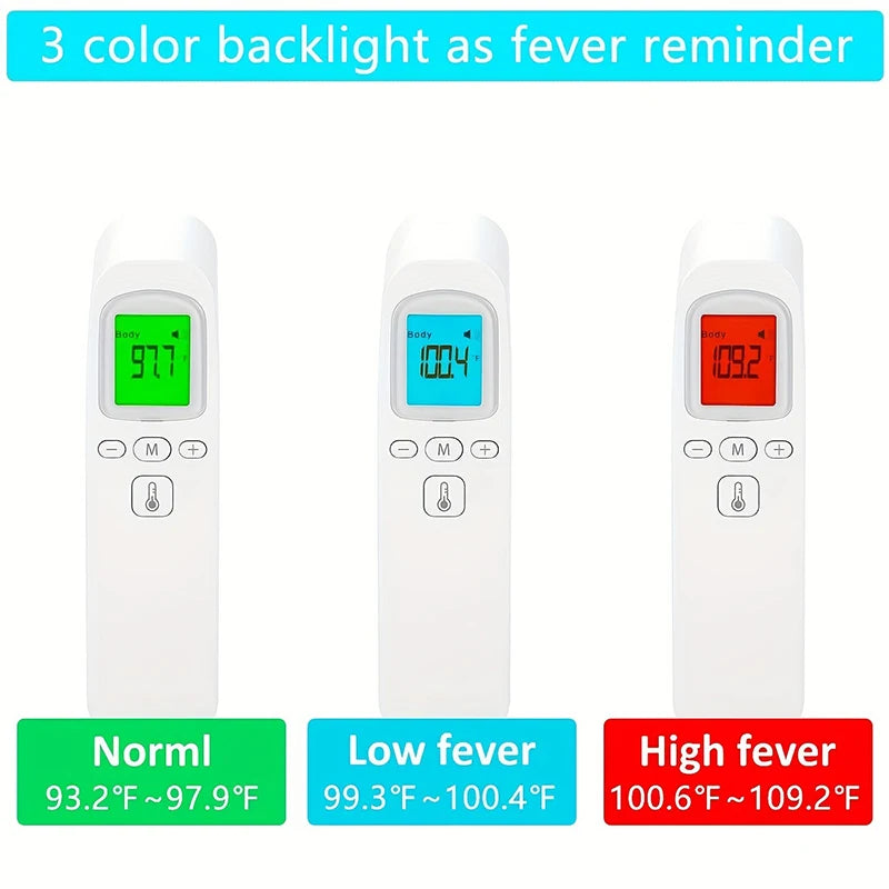 Forehead Digital Thermometer Non Contact Infrared Medical Thermometer Body Temperature Fever Measure Tool for Baby Adults