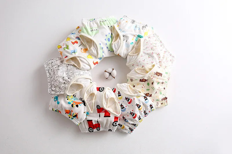 New Baby Wing Diaper Cotton Baby Waterproof Reusable Training Pants Infant Shorts Nappies Panties Nappy Changing Underwear Cloth