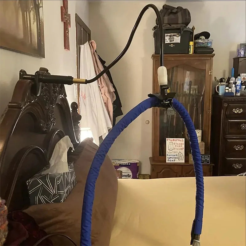 BMC CPAP Hose Holder Mask Holder With C-shaped Clip 360° Rotation Adjustable Height Prevent Condensation From Accumulating