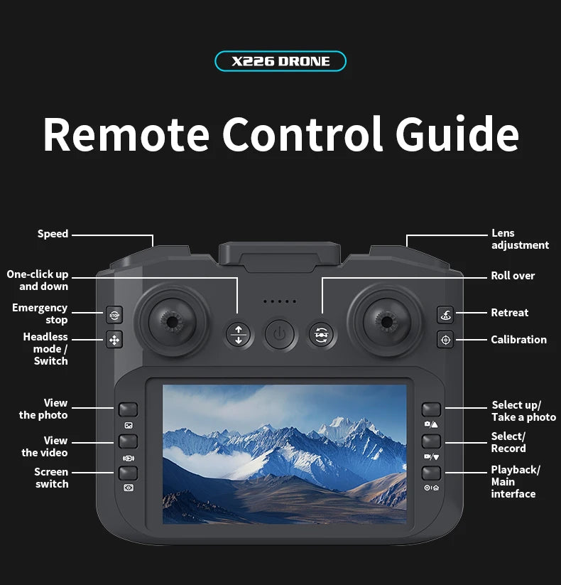 Tidesmit X226 4K Camera Drone with GPS and Obstacle Avoidance Tidesmit