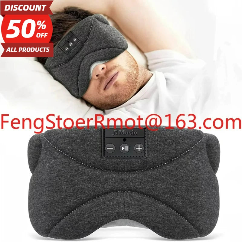 Bluetooth Sleep Mask with Integrated White Noise Headphones Tidesmit