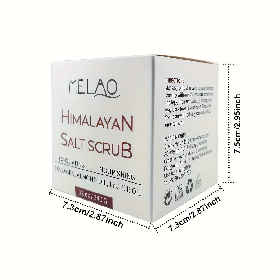 Himalayan Salt Body Scrub with Collagen – Natural Exfoliator by Tidesmit Scrubs Treatments Tidesmit