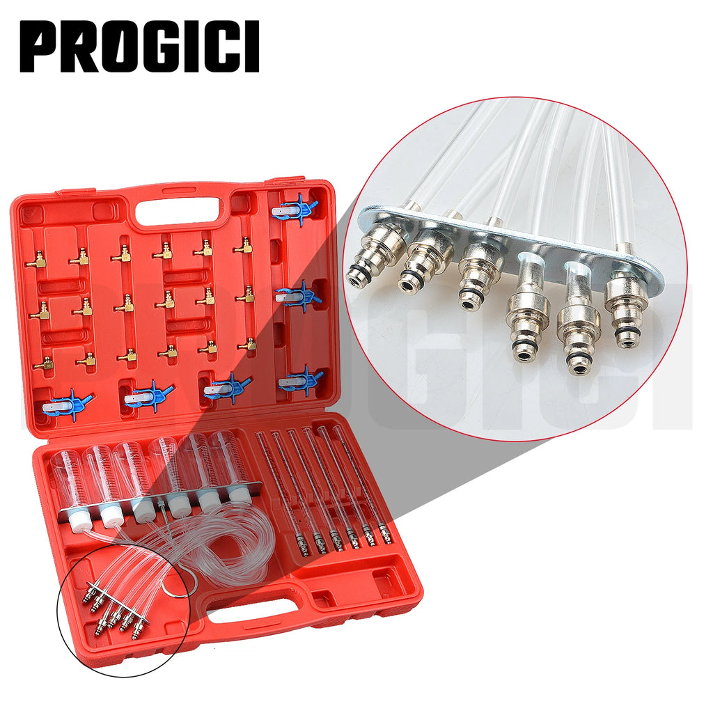 Diesel Injector Flow Diagnostic Detector Tester Inject Common Rail Test Tool Kit
