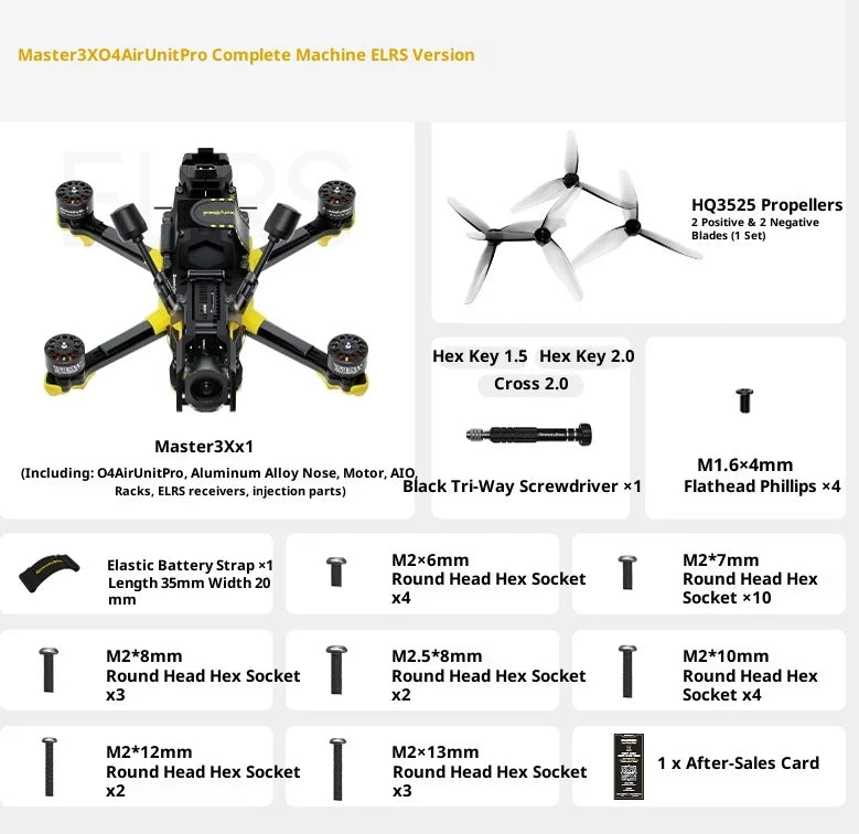 SpeedyBee Master 3X Pro Camera Drone with HD O4 Transmission System O4 pro ELRS Tidesmit