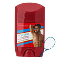 Tidesmit Old Spice High Endurance aluminum-free deodorant for men offering sweat defense and Pure Sport scent.