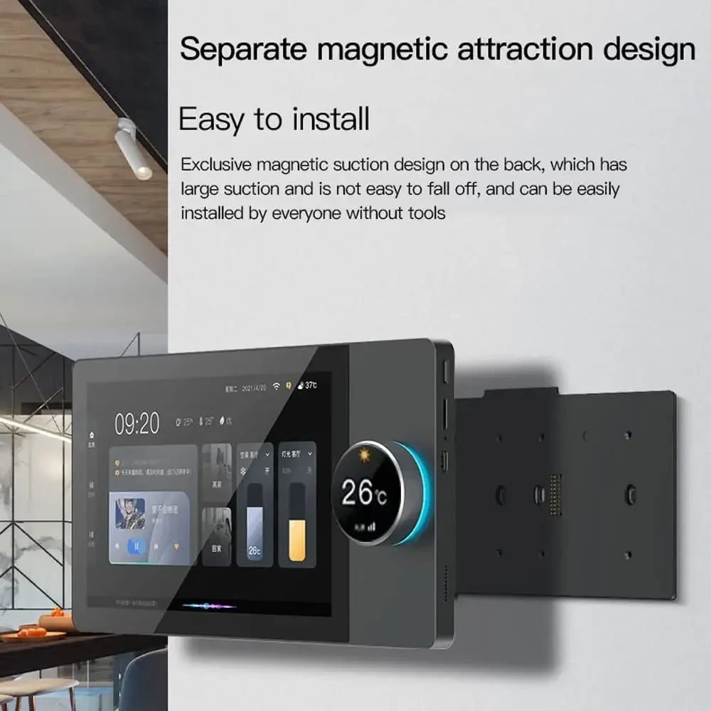 Smart Home Control Panel 8 Inch Touchscreen Zigbee Gateway Tidesmit