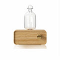 Aromatherapy Diffuser Professional Wood and Glass Essential Oil Diffuser Nebulizer Nebulizing 2600mAh Scent Machine Waterless