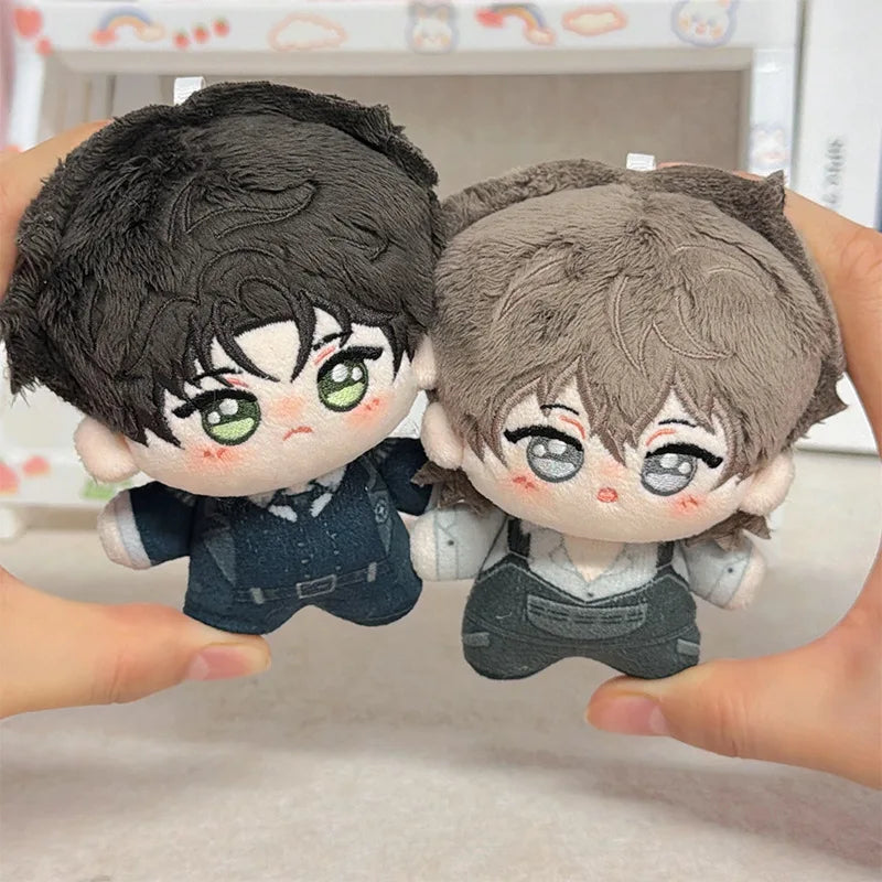 10cm Kawaii Game Anime The Little Mushroom Character An Zhe Lu Feng Stuffed Plush Toy Figure Keychain Doll Pendant Birthday Gift