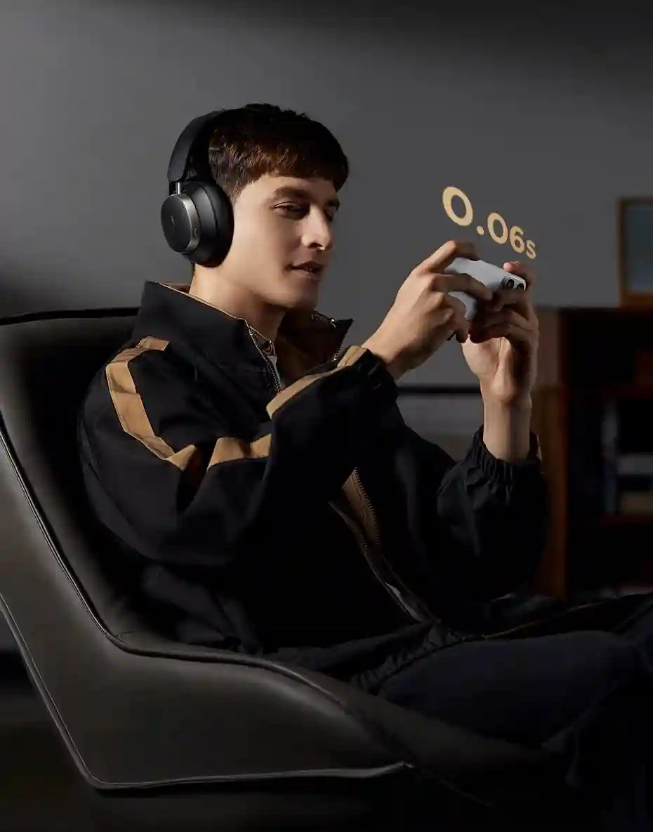 Wireless Headphones Noise Cancelling Over-Ear Studio Pro High-Res Audio Tidesmit